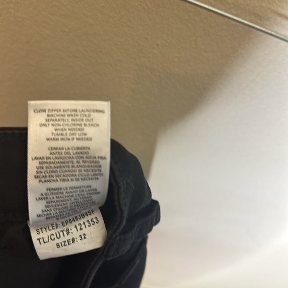 STS Blue Emma Ankle Skinny Cropped Jean Size 32 Black Mid Rise Stretch - Picture 11 of 14